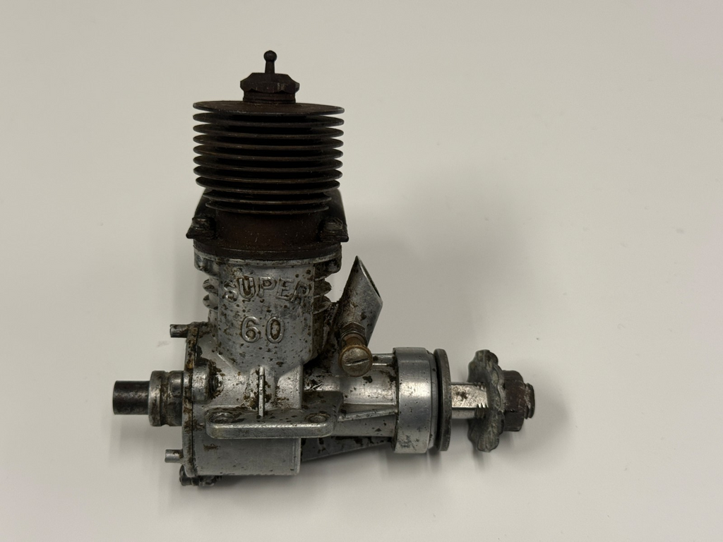 Very Nice Vintage OK Super 60 .60 Size RC Remote Control Airplane Engine