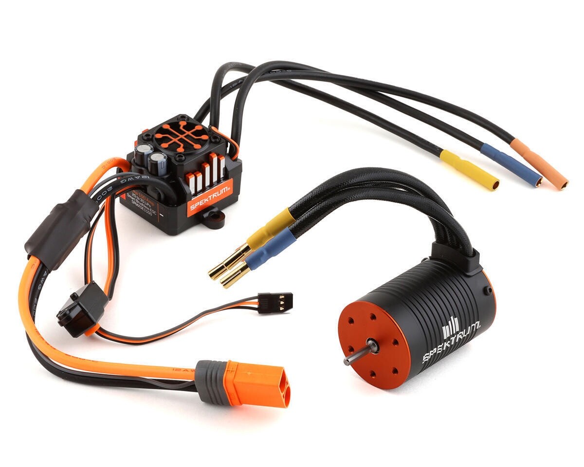 Spektrum RC Firma 100 Amp Brushless Smart ESC / Motor Drag Racing Combo 6500kV