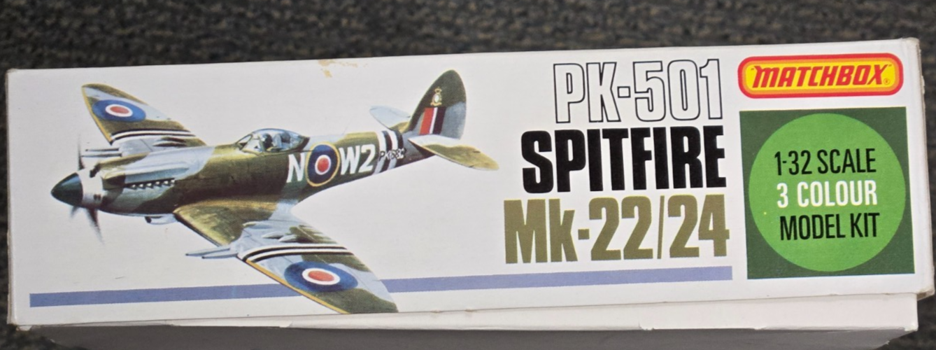 Matchbox Spitfire Mk-22/24 PK-501 1:32 Scale Model Kit