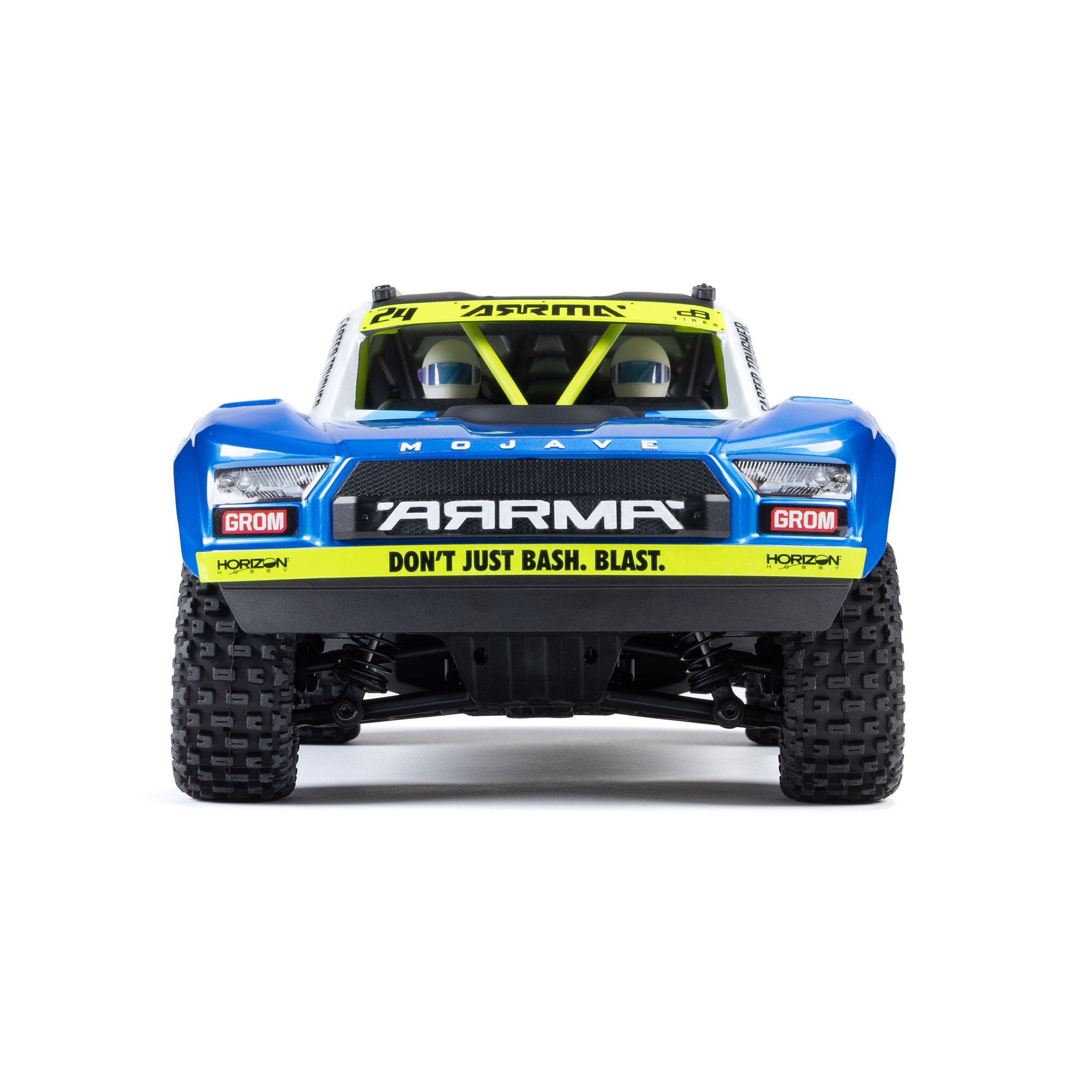 Arrma Mojave Grom MEGA 4WD 380 Brushed 1/18 Electric Desert Truck RTR Red / Blue