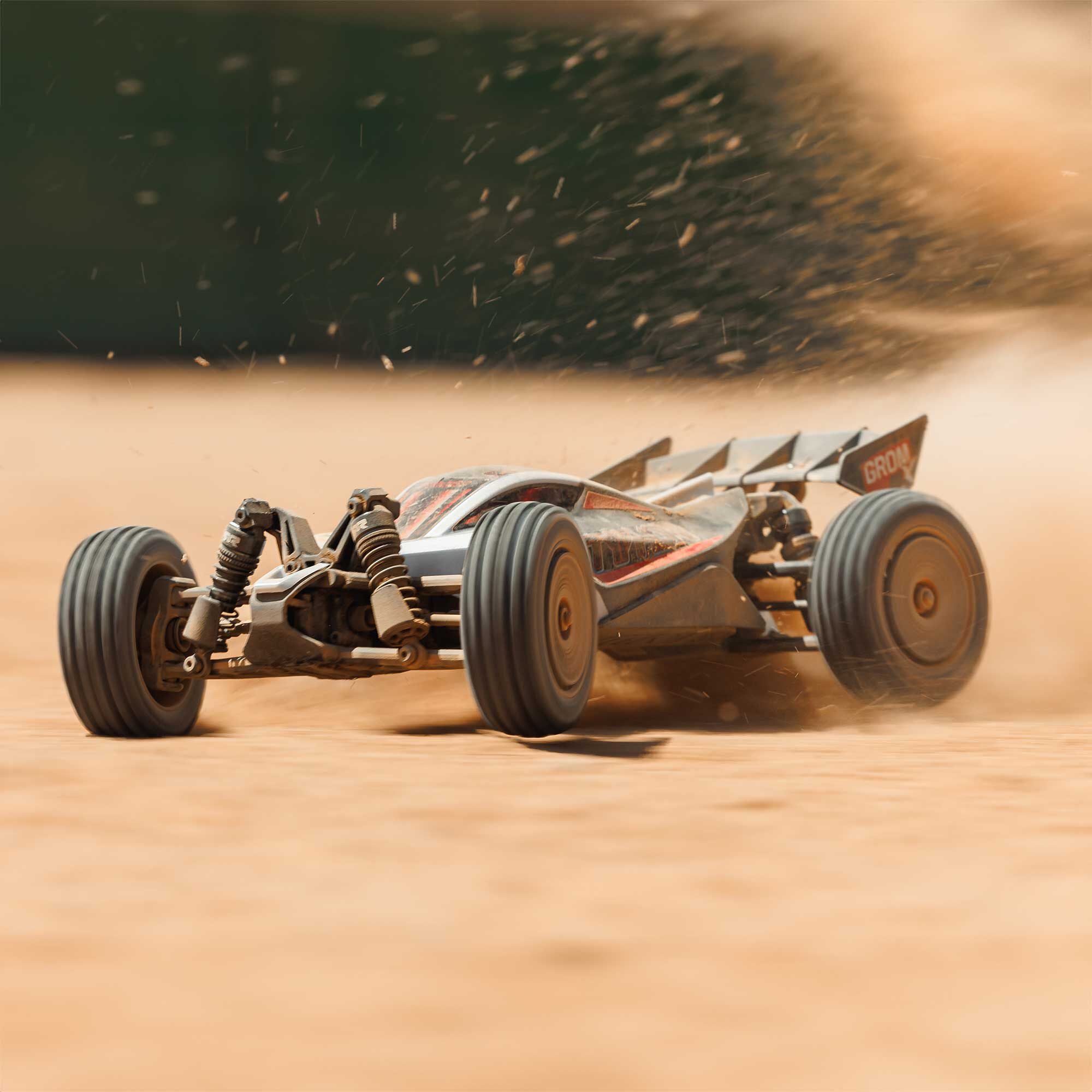 1/14 TYPHON GROM 223S DSC 4X4 RTR Brushless Buggy, Silver