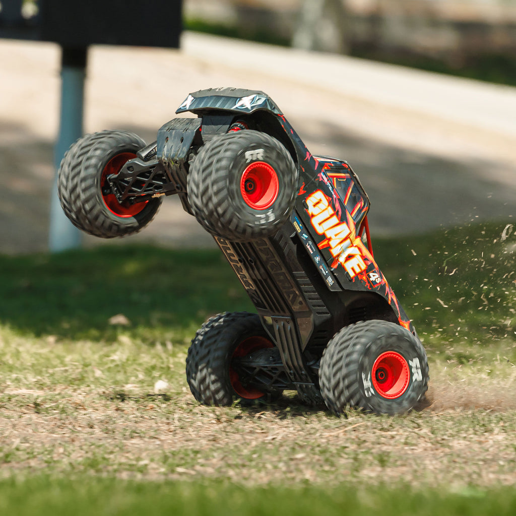 PREORDER 11/4/2026 ARRMA QUAKE 4S DSC 1/8 4X4 Brushless RTR ARA4437T1 T2 Black Red White Blue