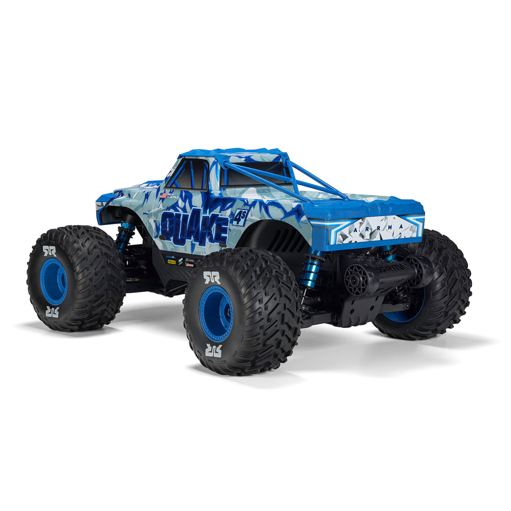 PREORDER 11/4/2026 ARRMA QUAKE 4S DSC 1/8 4X4 Brushless RTR ARA4437T1 T2 Black Red White Blue