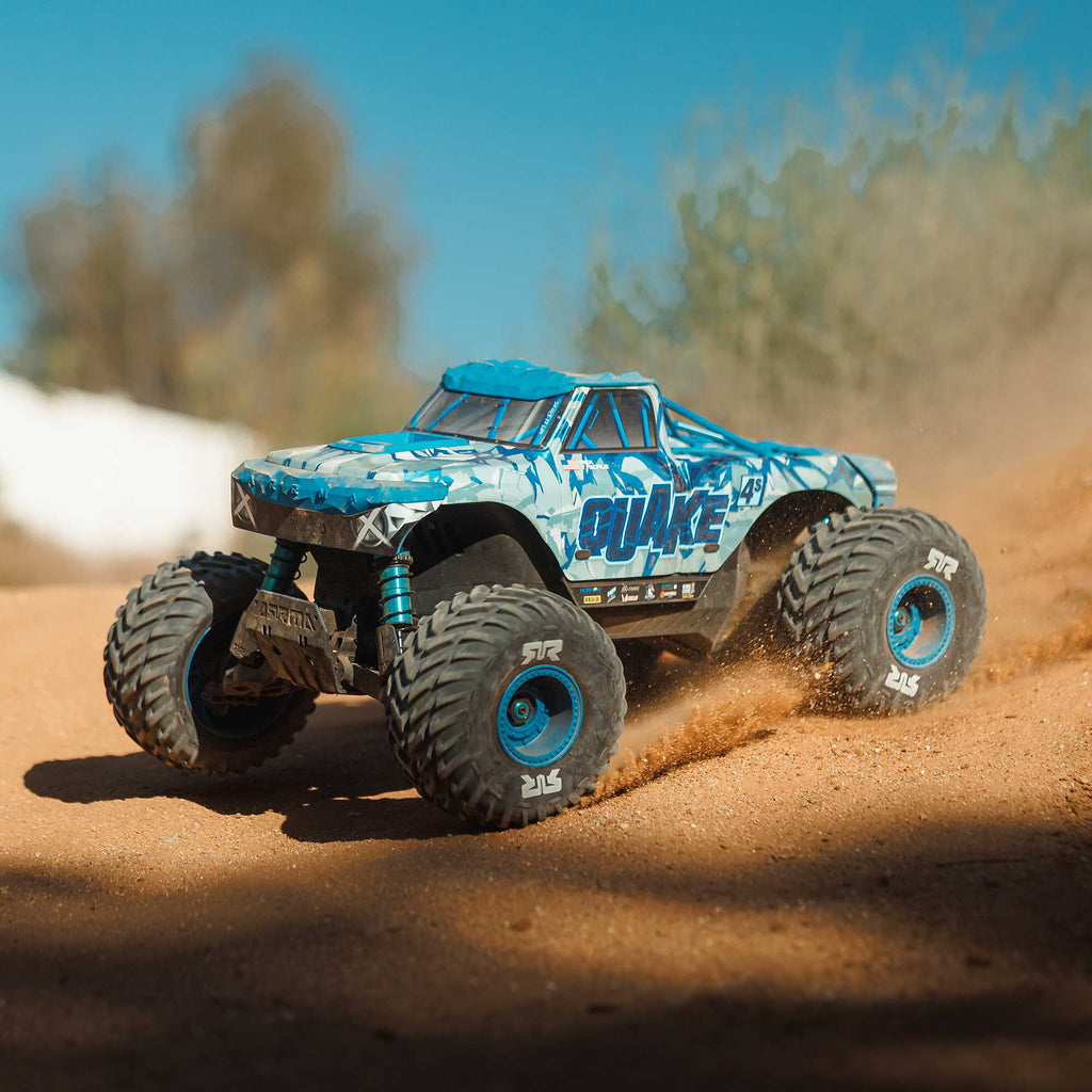 PREORDER 11/4/2026 ARRMA QUAKE 4S DSC 1/8 4X4 Brushless RTR ARA4437T1 T2 Black Red White Blue
