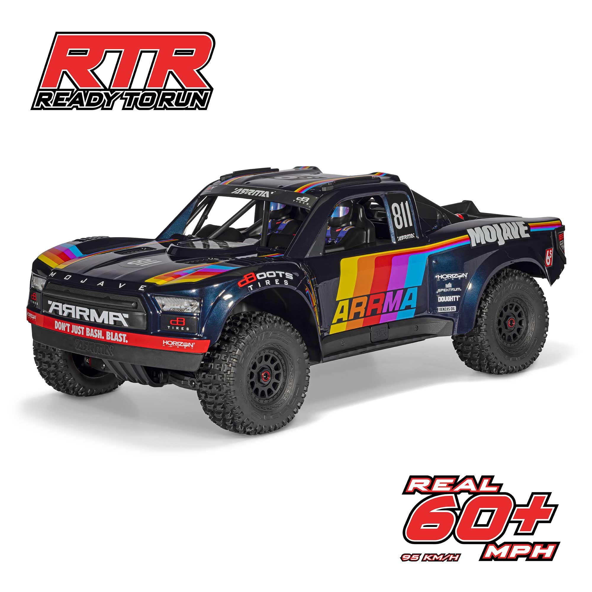 PREORDER NEW 1/7 MOJAVE 6S 4X4 RTR Brushless Desert Truck, ARA7604V3T1, ARA7604V3T2, ARA7704V3T1 Standard and EXB Versions