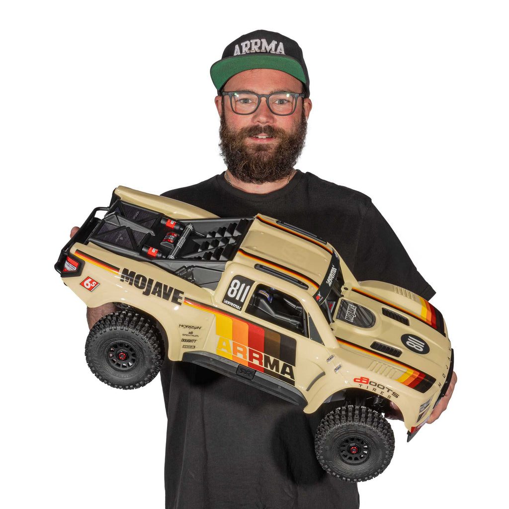 PREORDER NEW 1/7 MOJAVE 6S 4X4 RTR Brushless Desert Truck, ARA7604V3T1, ARA7604V3T2, ARA7704V3T1 Standard and EXB Versions