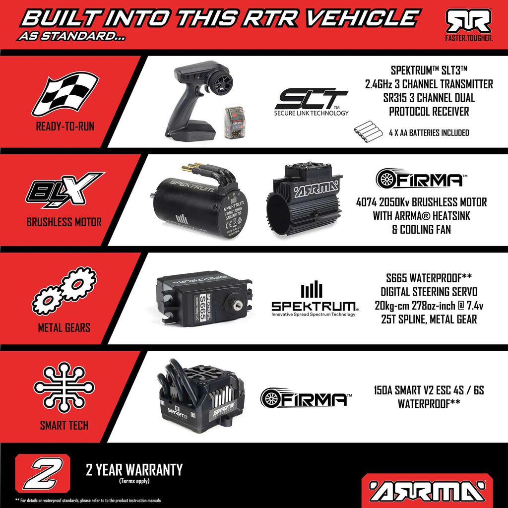 PREORDER NEW 1/7 MOJAVE 6S 4X4 RTR Brushless Desert Truck, ARA7604V3T1, ARA7604V3T2, ARA7704V3T1 Standard and EXB Versions