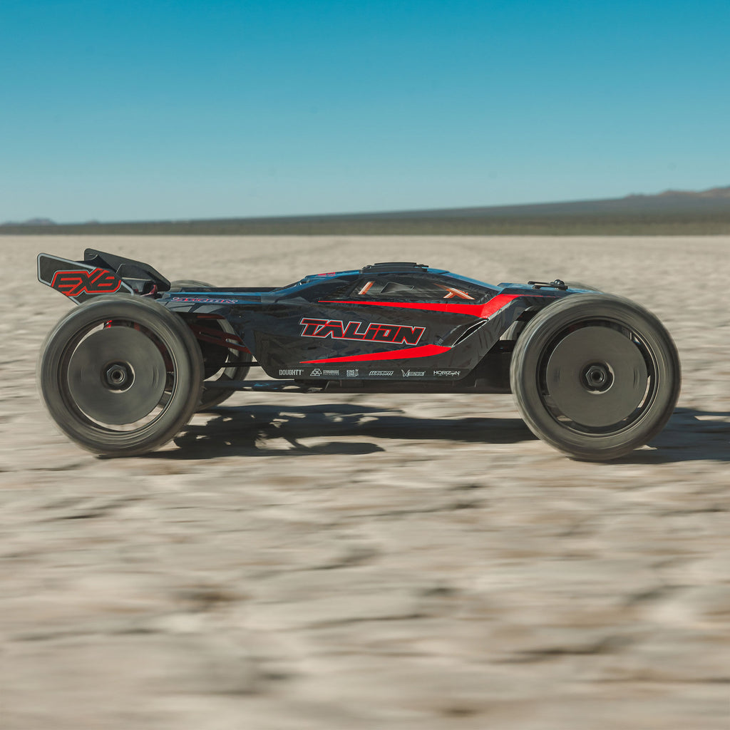 PREORDER 1/7 TALION 6S EXB 4X4 RTR Brushless Speed Truck, Black ARA7707V6T1