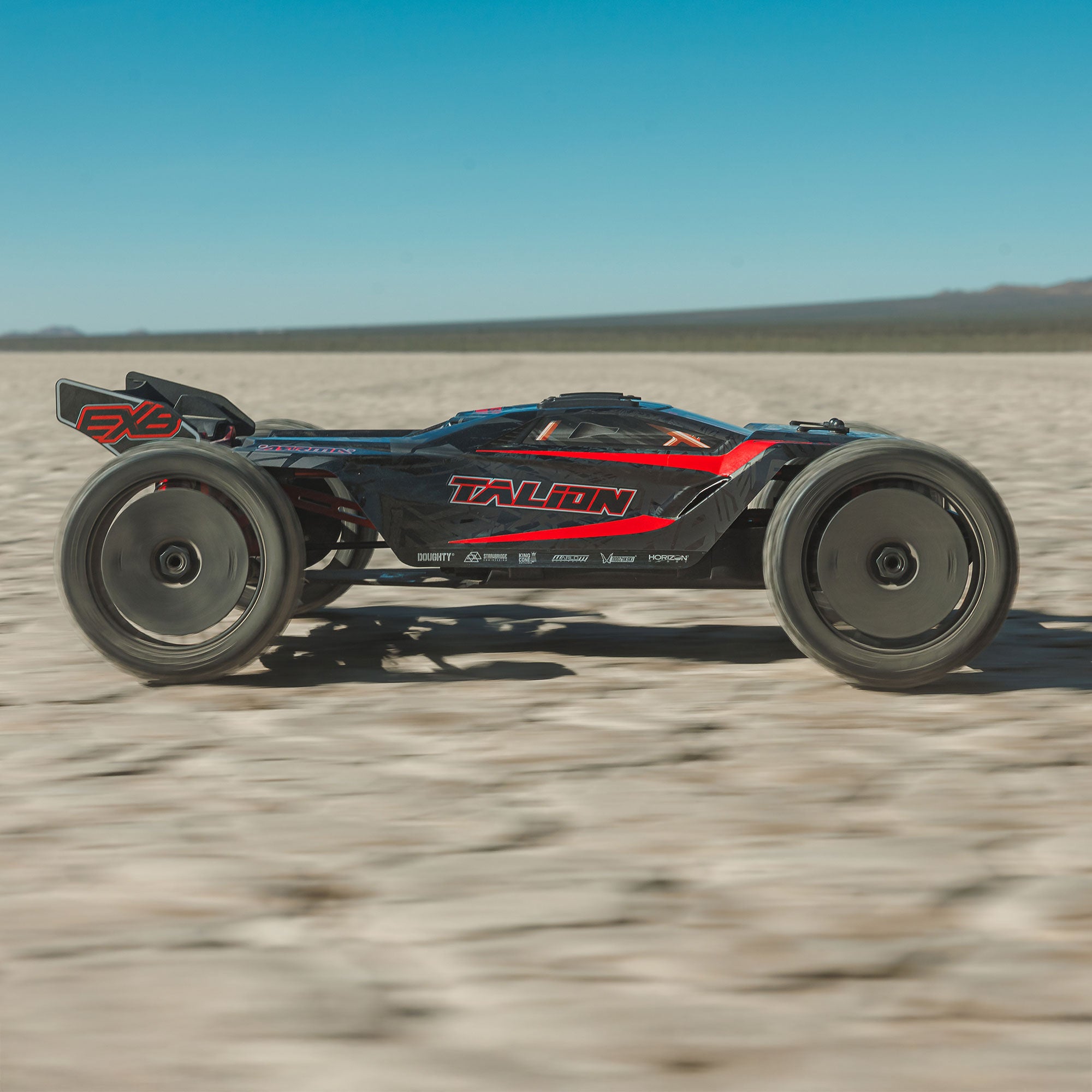 PREORDER 1/7 TALION 6S EXB 4X4 RTR Brushless Speed Truck, Black ARA7707V6T1
