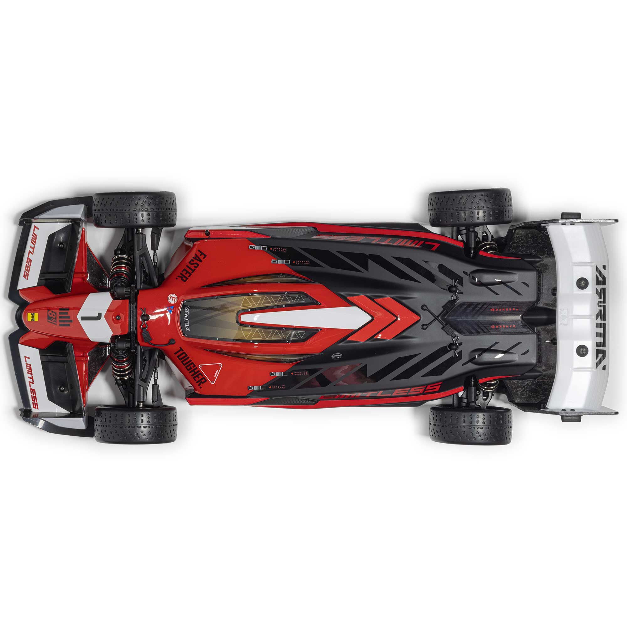 1/7 LIMITLESS 120 8S BLX Speed Machine RTR with AVC Red and Black