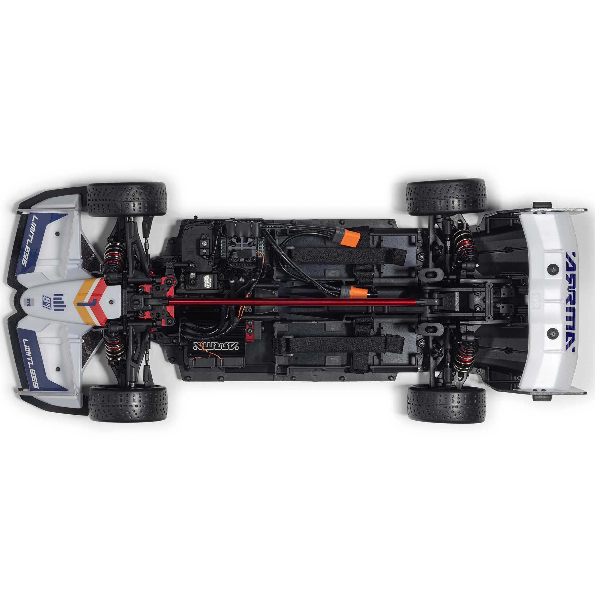 1/7 LIMITLESS 120 8S BLX Speed Machine RTR with AVC Blue and White