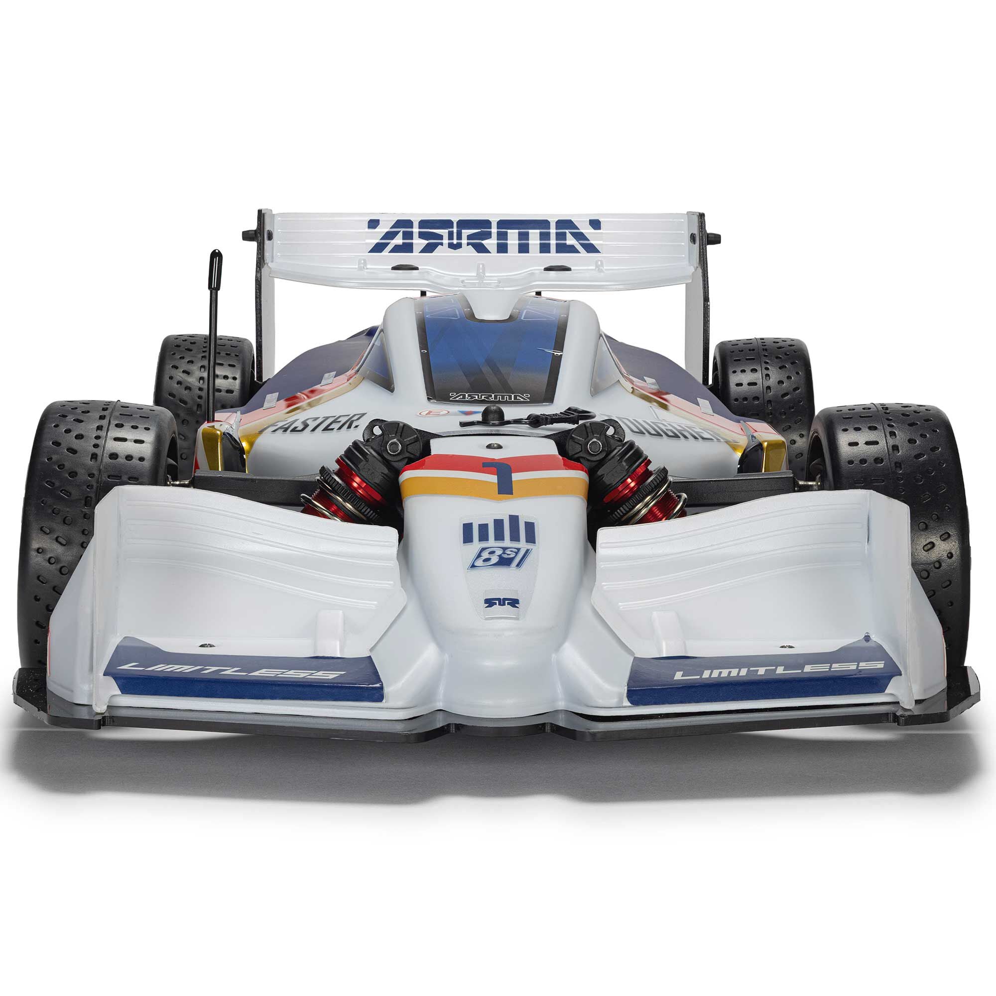 1/7 LIMITLESS 120 8S BLX Speed Machine RTR with AVC Blue and White