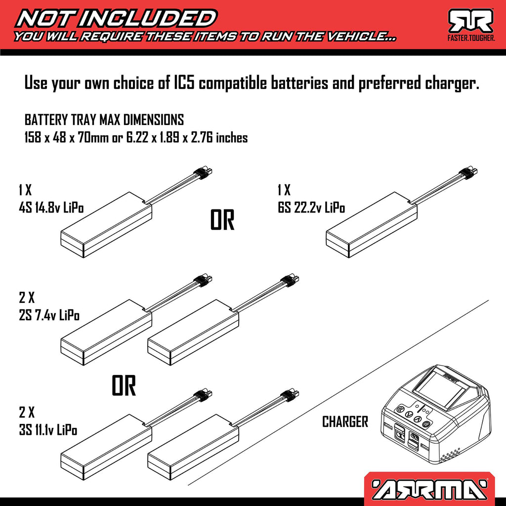 1/8 NOTORIOUS 6S 4X4 RTR Brushless Stunt Truck