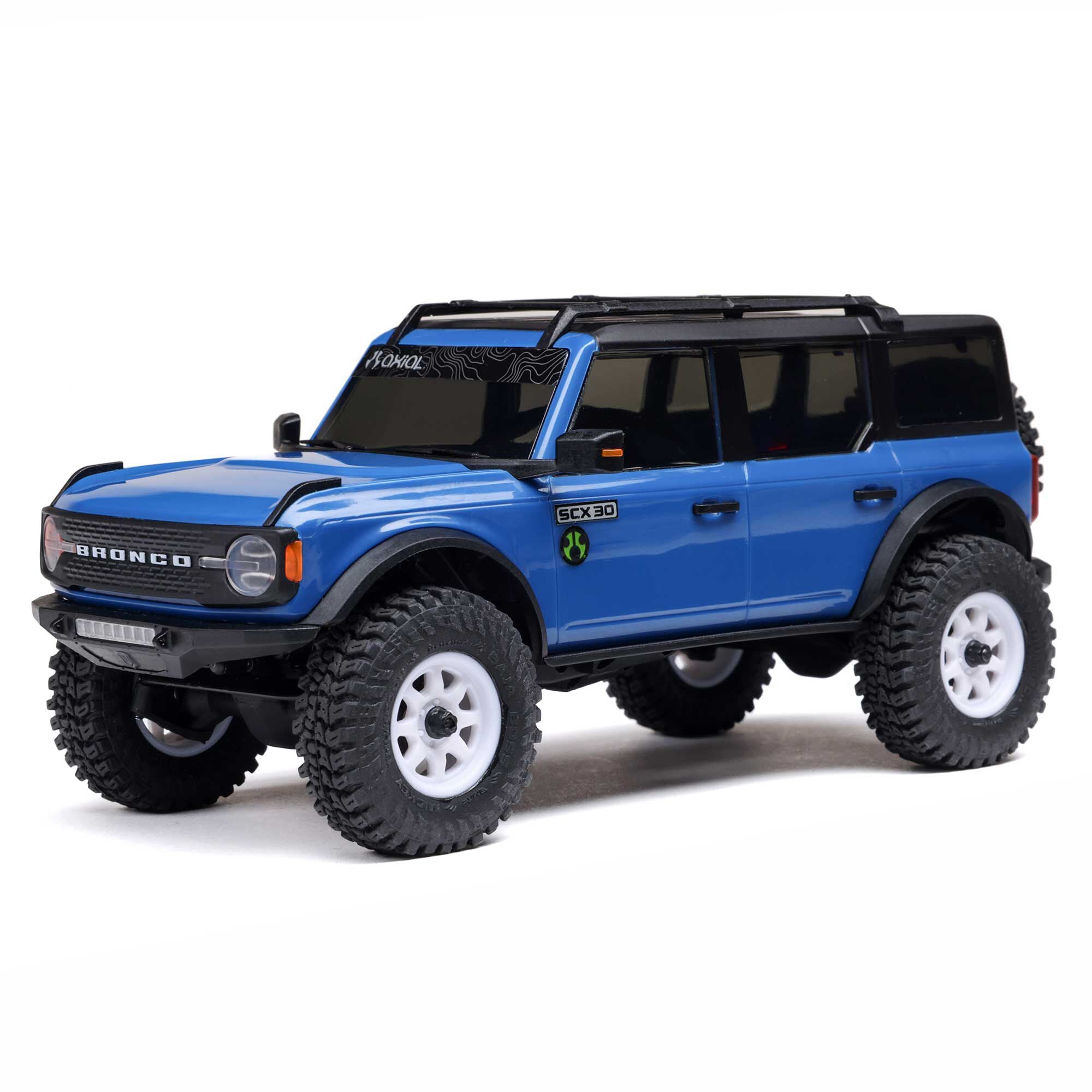 1/30 SCX30 Ford Bronco 4X4 RTR Brushed Rock Crawler (Battery & Charger Included), AXI-2048