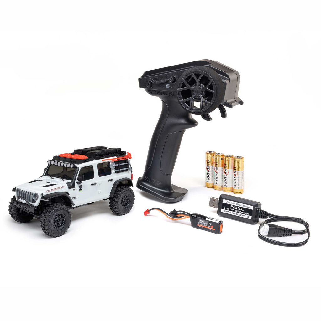 1/30 SCX30 Jeep Wrangler JLU 4X4 RTR Brushed Rock Crawler (Battery & Charger Included), AXI-2261