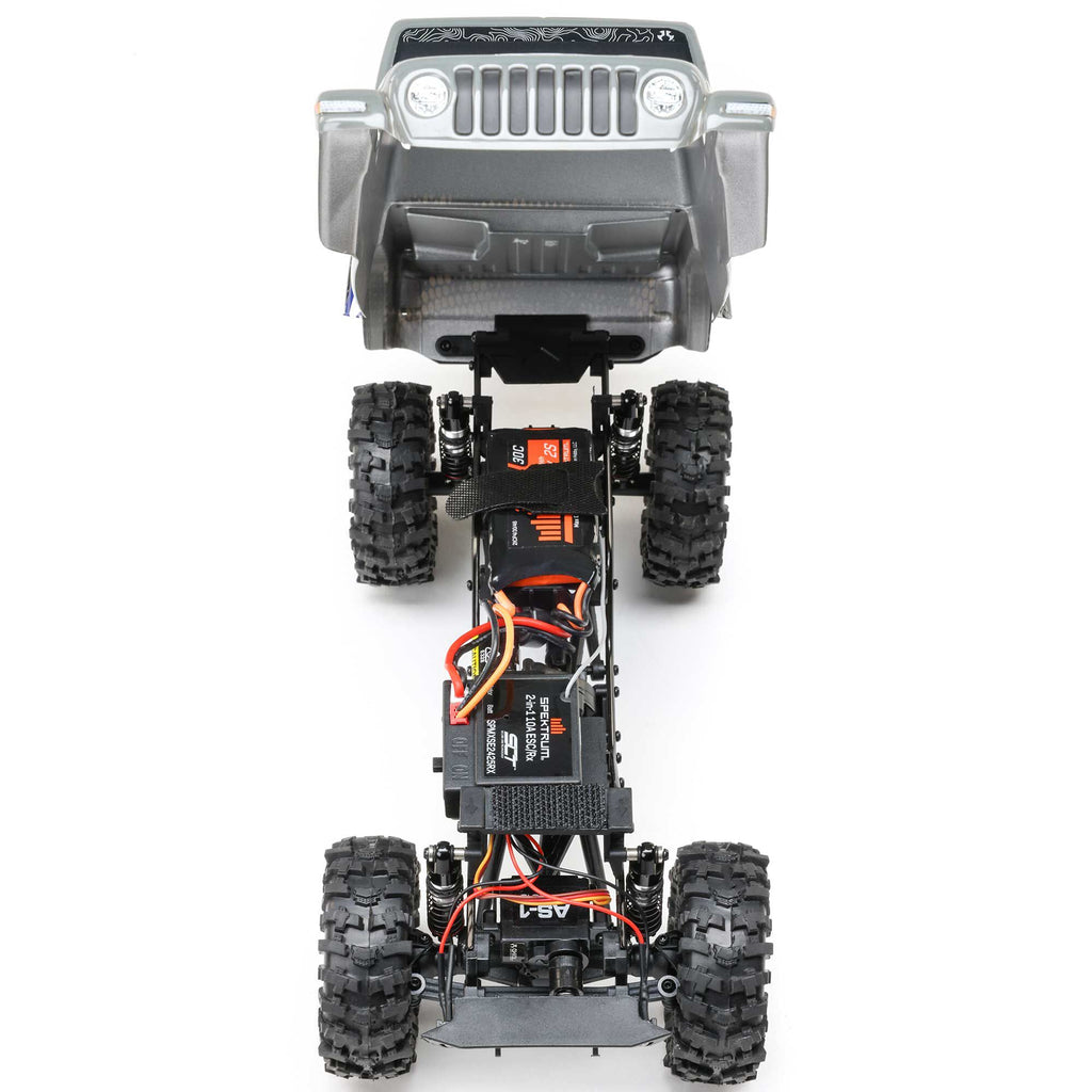 Dealer Exclusive 1/24 SCX24 Summit Racing Jeep Gladiator 4X4 Rock Crawler RTR (Battery & Charger Included), Gray