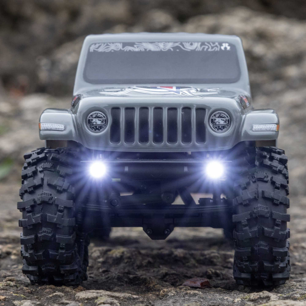 Dealer Exclusive 1/24 SCX24 Summit Racing Jeep Gladiator 4X4 Rock Crawler RTR (Battery & Charger Included), Gray