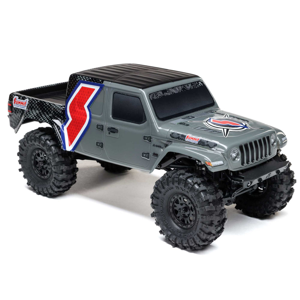 Dealer Exclusive 1/24 SCX24 Summit Racing Jeep Gladiator 4X4 Rock Crawler RTR (Battery & Charger Included), Gray