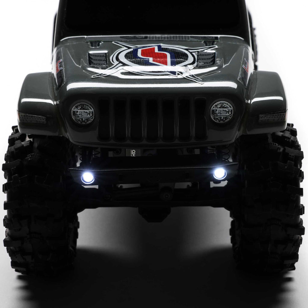 Dealer Exclusive 1/24 SCX24 Summit Racing Jeep Gladiator 4X4 Rock Crawler RTR (Battery & Charger Included), Gray
