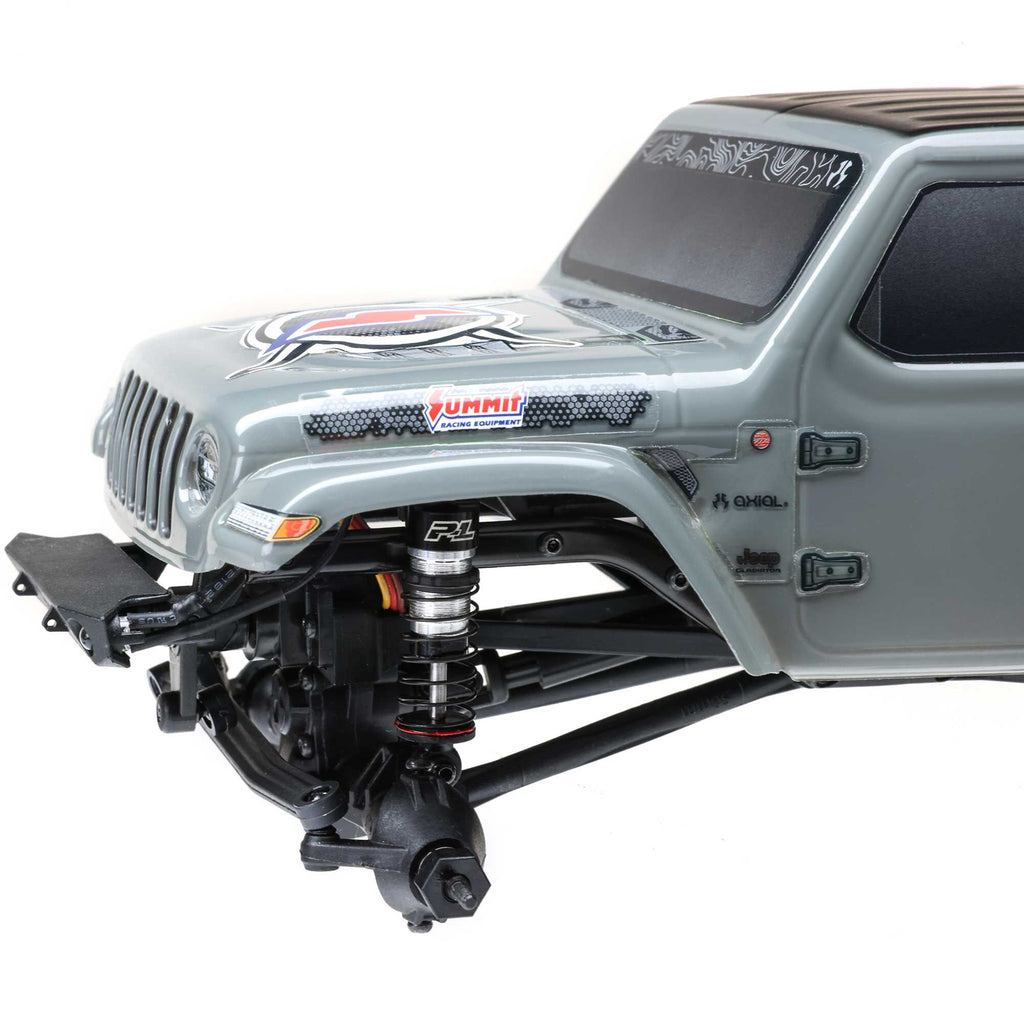 Dealer Exclusive 1/24 SCX24 Summit Racing Jeep Gladiator 4X4 Rock Crawler RTR (Battery & Charger Included), Gray
