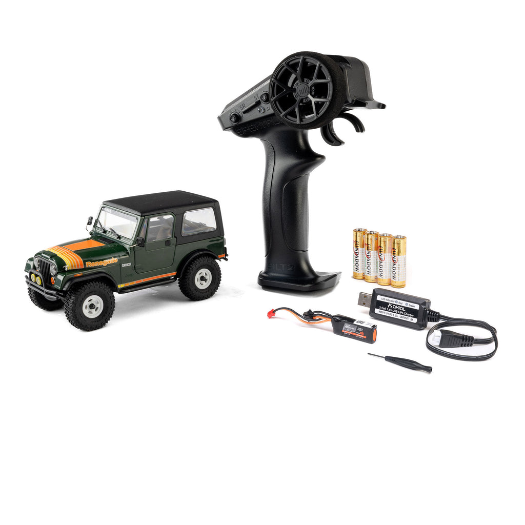 PREORDER 10/28/26 Axial SCX30 Jeep CJ-7 GenRight 1/30 4WD RTR RC Crawler Red Green AXI-3273T1/T2
