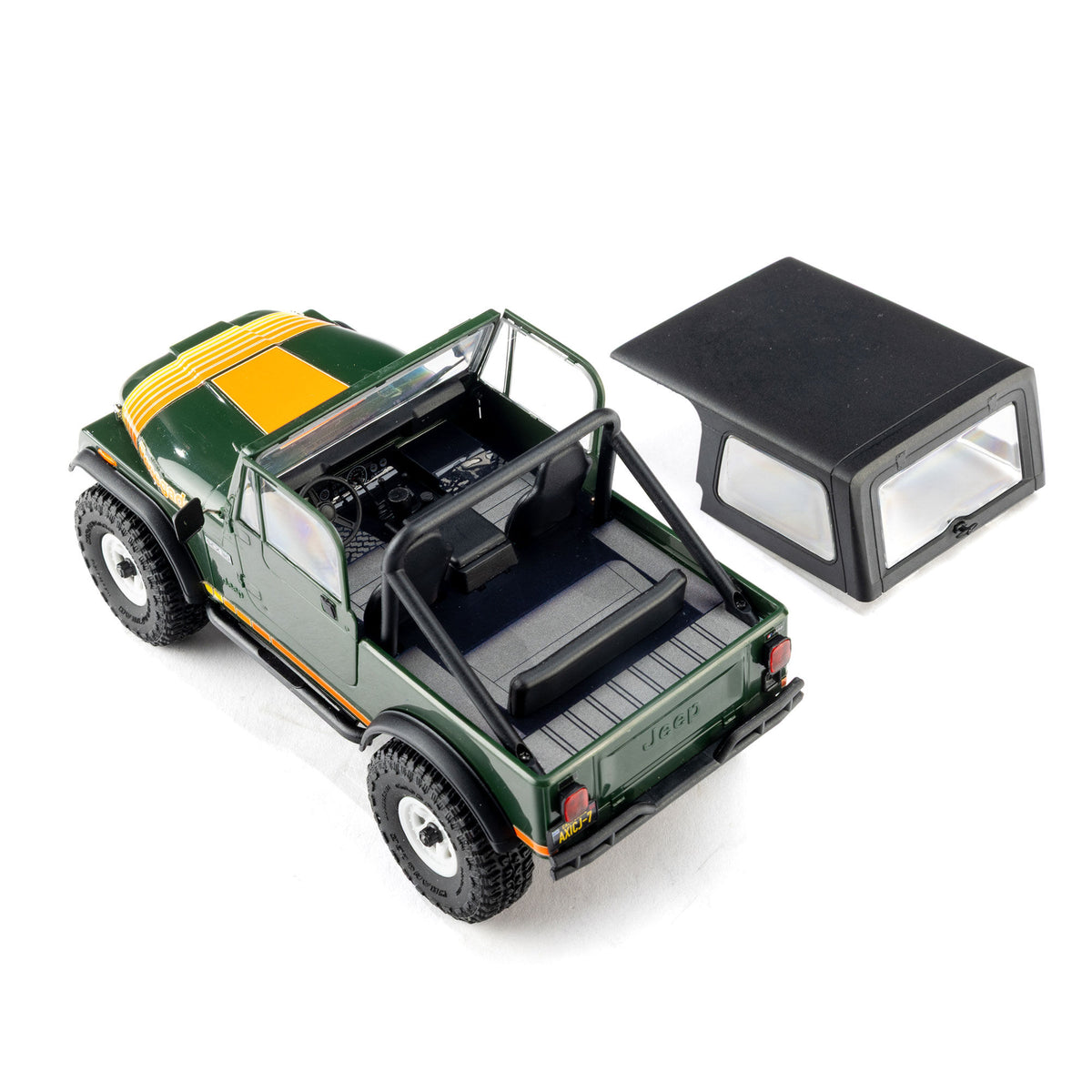 PREORDER 10/28/26 Axial SCX30 Jeep CJ-7 GenRight 1/30 4WD RTR RC Crawler Red Green AXI-3273T1/T2