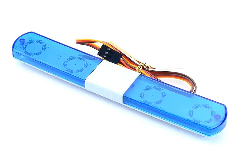 Universal Realistic Roof Top Flashing Light LED Bar with Plastic Housing for 1/10 Scale
