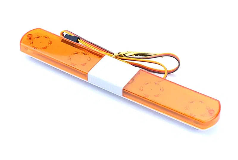 Universal Realistic Roof Top Flashing Light LED Bar with Plastic Housing for 1/10 Scale