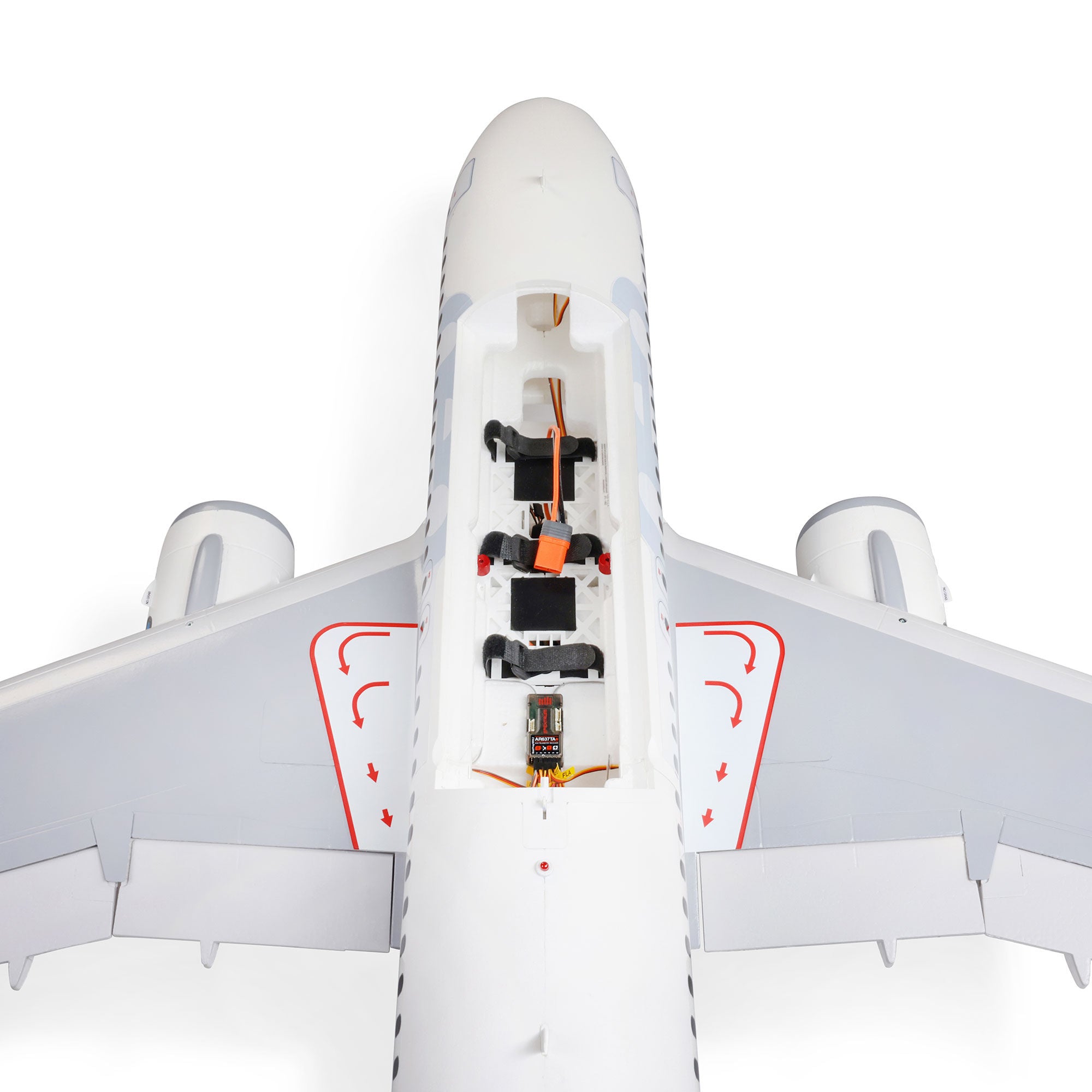 E-flite Airbus A320neo Twin 64mm EDF RC Jet Airliner BNF Basic with AS3X+ and SAFE Select With Livery