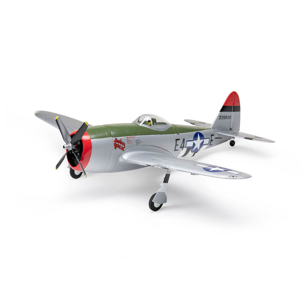 PREORDER E-flite EFL07050 Micro P-47 Thunderbolt 625mm BNF AS3X+ SAFE 3S
