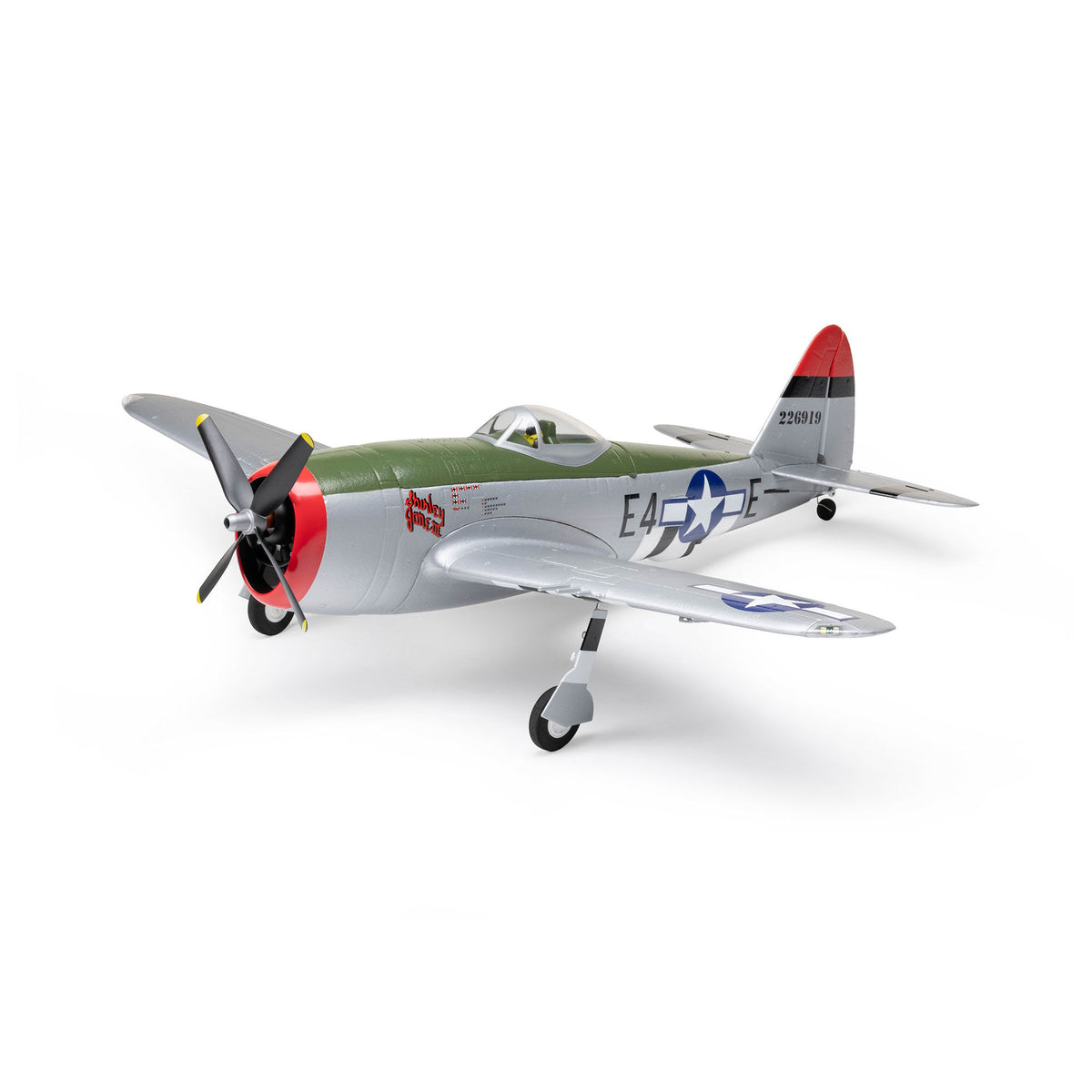 PREORDER E-flite EFL07050 Micro P-47 Thunderbolt 625mm BNF AS3X+ SAFE 3S