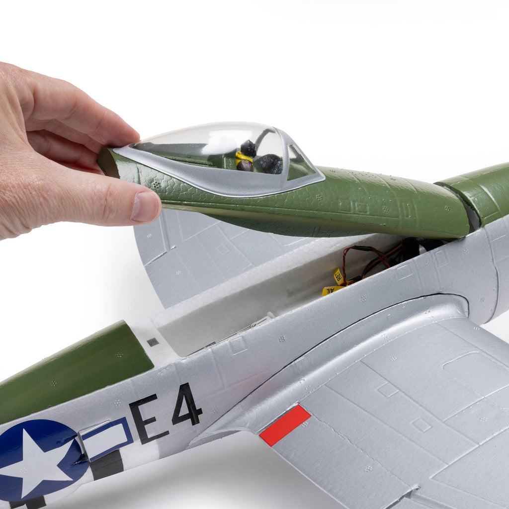 PREORDER E-flite EFL07050 Micro P-47 Thunderbolt 625mm BNF AS3X+ SAFE 3S
