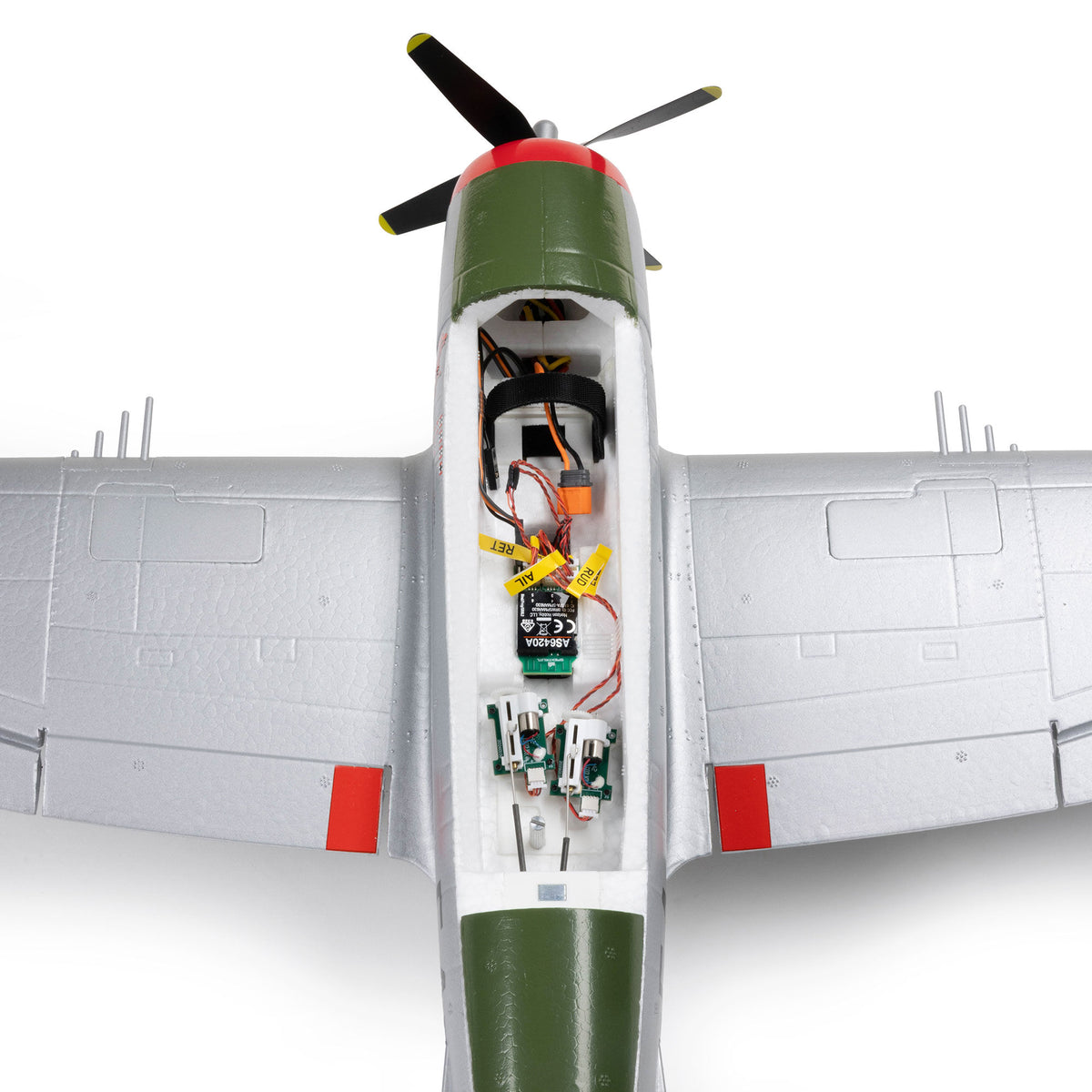 PREORDER E-flite EFL07050 Micro P-47 Thunderbolt 625mm BNF AS3X+ SAFE 3S