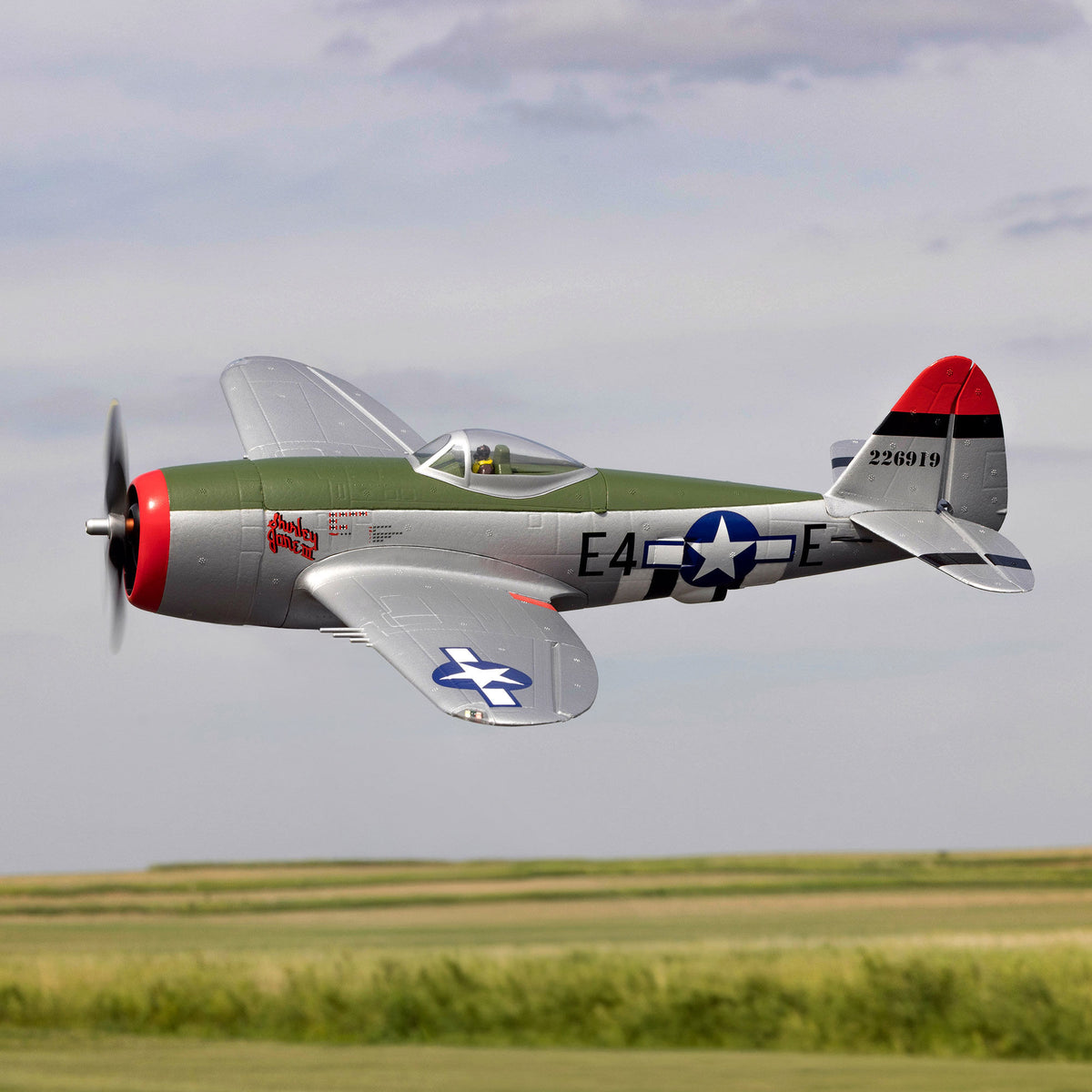 PREORDER E-flite EFL07050 Micro P-47 Thunderbolt 625mm BNF AS3X+ SAFE 3S