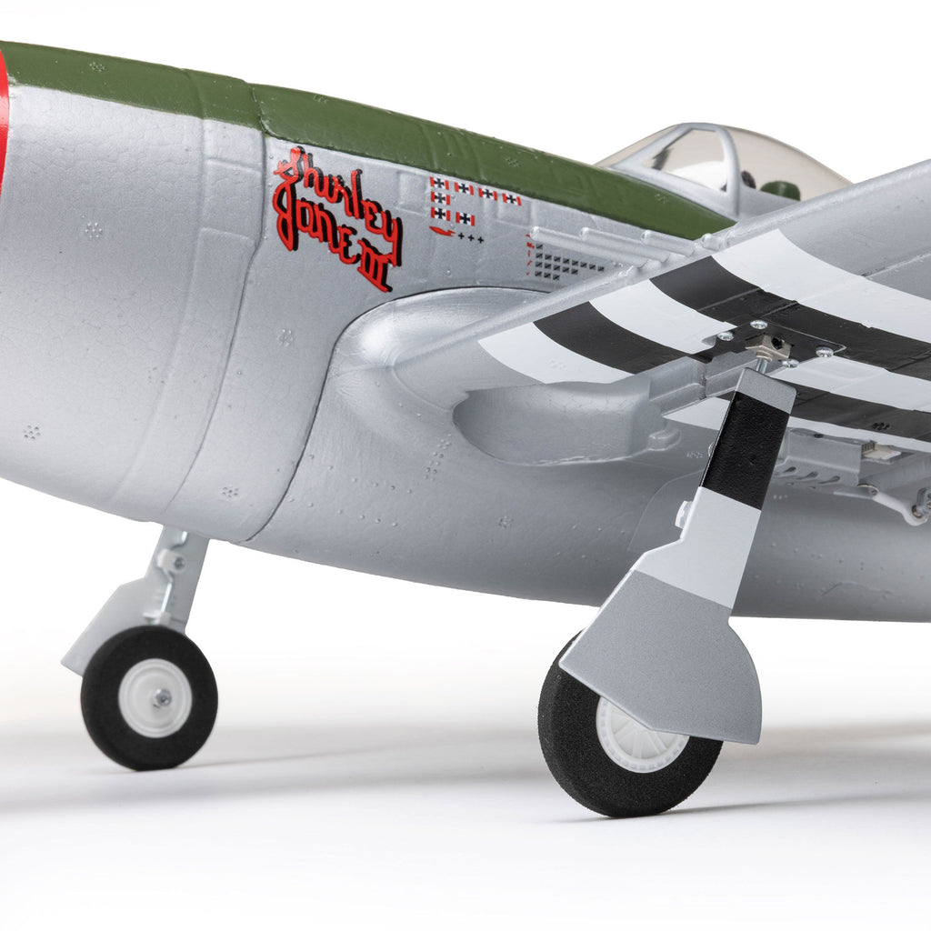 PREORDER E-flite EFL07050 Micro P-47 Thunderbolt 625mm BNF AS3X+ SAFE 3S