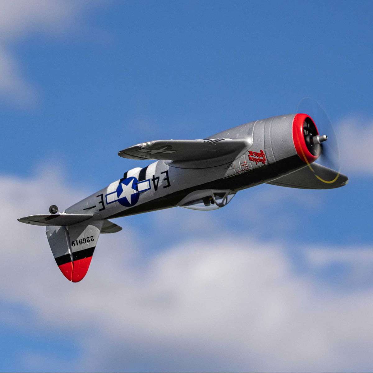 PREORDER E-flite EFL07050 Micro P-47 Thunderbolt 625mm BNF AS3X+ SAFE 3S
