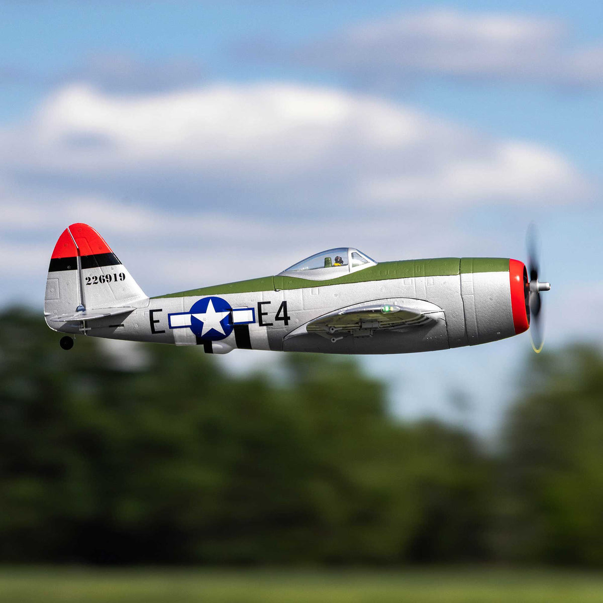 PREORDER E-flite EFL07050 Micro P-47 Thunderbolt 625mm BNF AS3X+ SAFE 3S