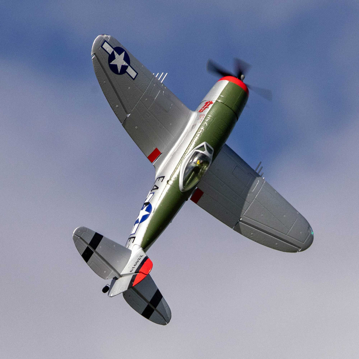 PREORDER E-flite EFL07050 Micro P-47 Thunderbolt 625mm BNF AS3X+ SAFE 3S