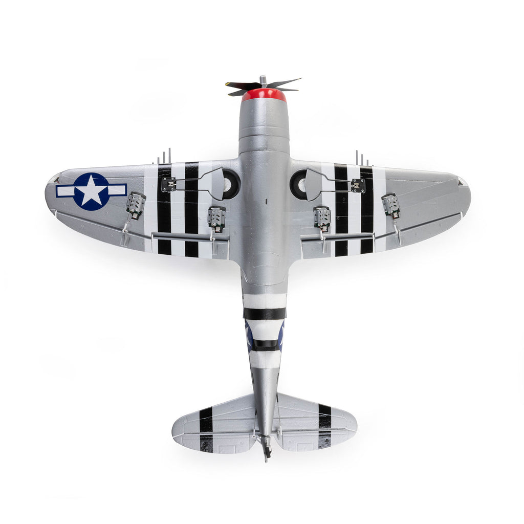 PREORDER E-flite EFL07050 Micro P-47 Thunderbolt 625mm BNF AS3X+ SAFE 3S