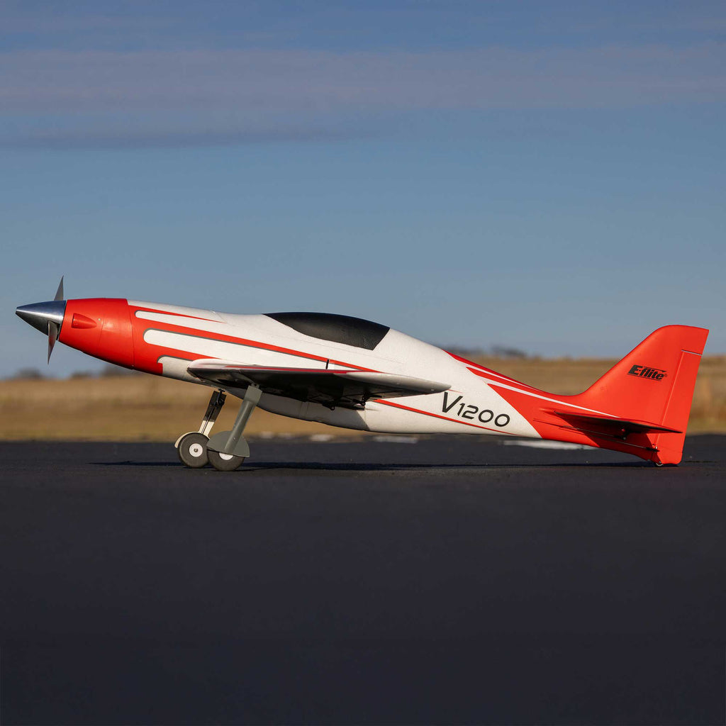 PREORDER NEW Updated E-Flite V1200 1.2m EFL120050 / EFL120075 140+ MPH RC Speed Plane