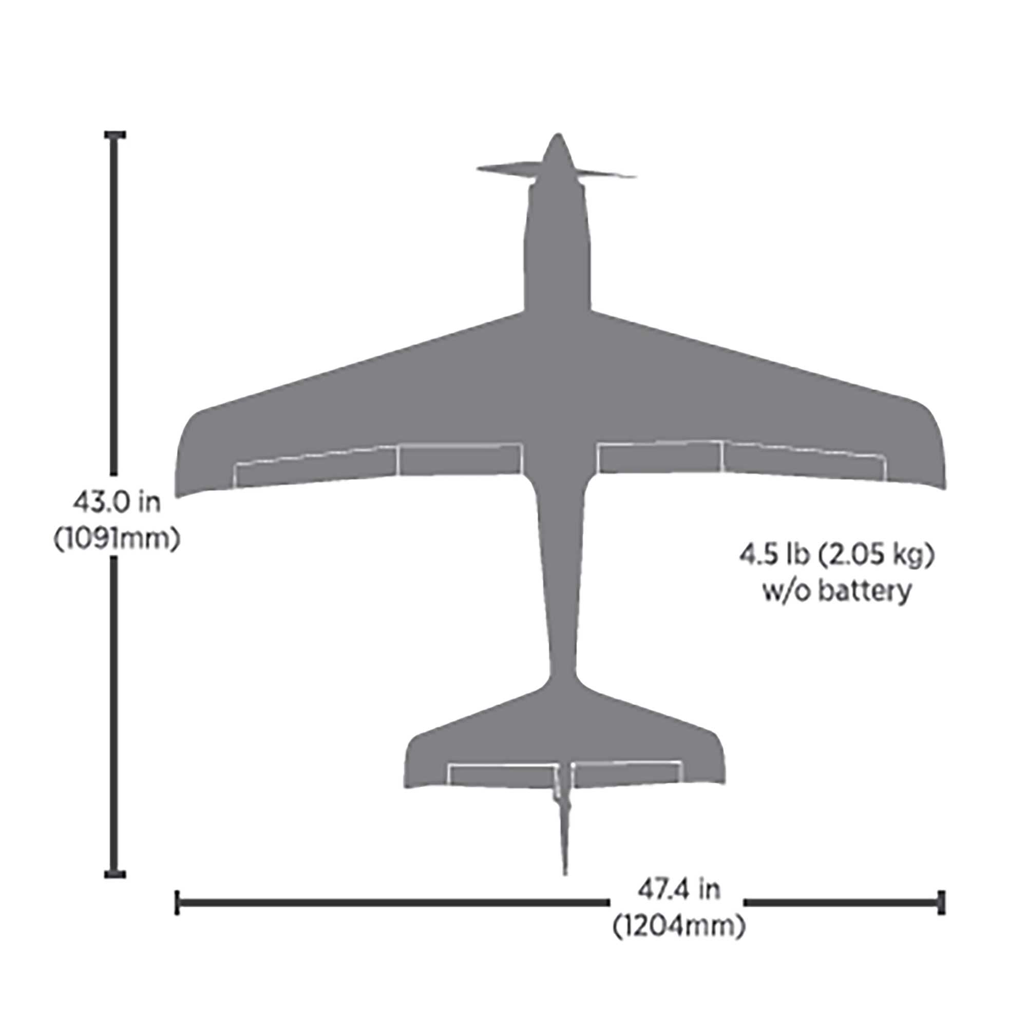 PREORDER NEW Updated E-Flite V1200 1.2m EFL120050 / EFL120075 140+ MPH RC Speed Plane