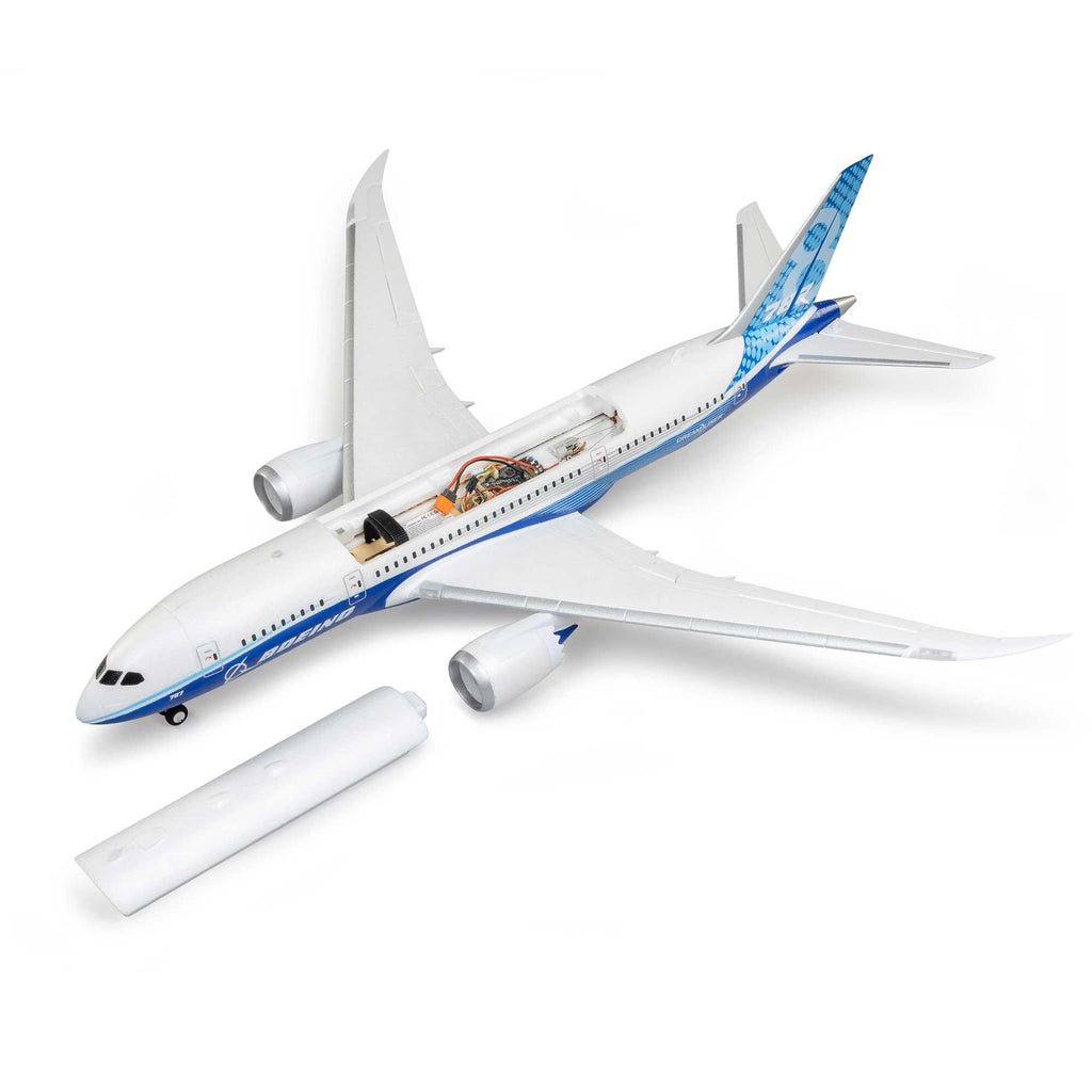 PREORDER 10/28/2026 E-flite EFL78750 Micro Boeing 787 Dreamliner Twin 30mm EDF BNF Basic AS3X SAFE