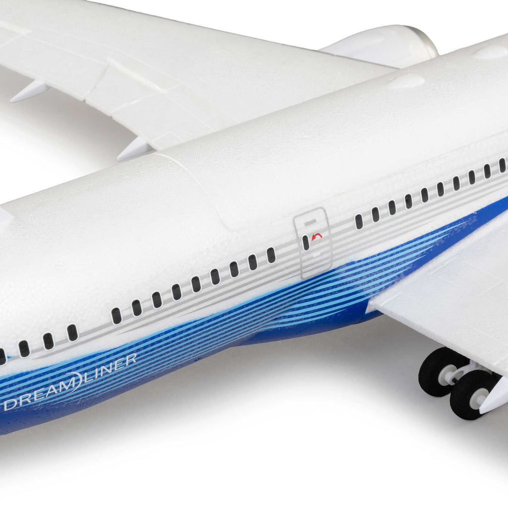 PREORDER 10/28/2026 E-flite EFL78750 Micro Boeing 787 Dreamliner Twin 30mm EDF BNF Basic AS3X SAFE