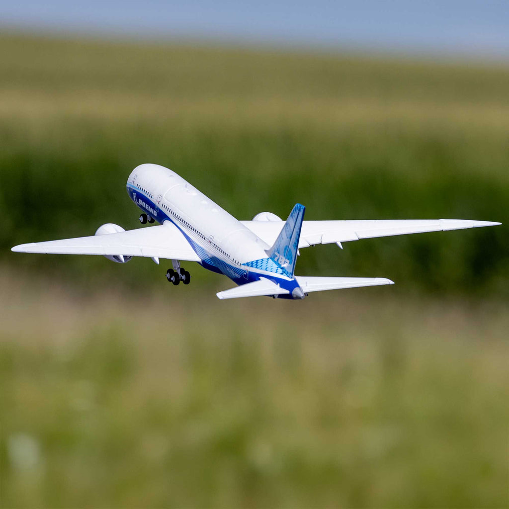 PREORDER 10/28/2026 E-flite EFL78750 Micro Boeing 787 Dreamliner Twin 30mm EDF BNF Basic AS3X SAFE