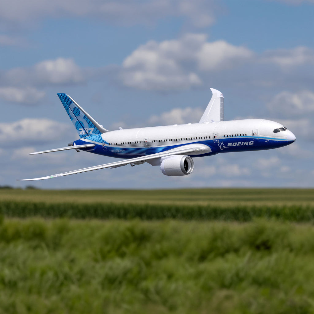 PREORDER 10/28/2026 E-flite EFL78750 Micro Boeing 787 Dreamliner Twin 30mm EDF BNF Basic AS3X SAFE