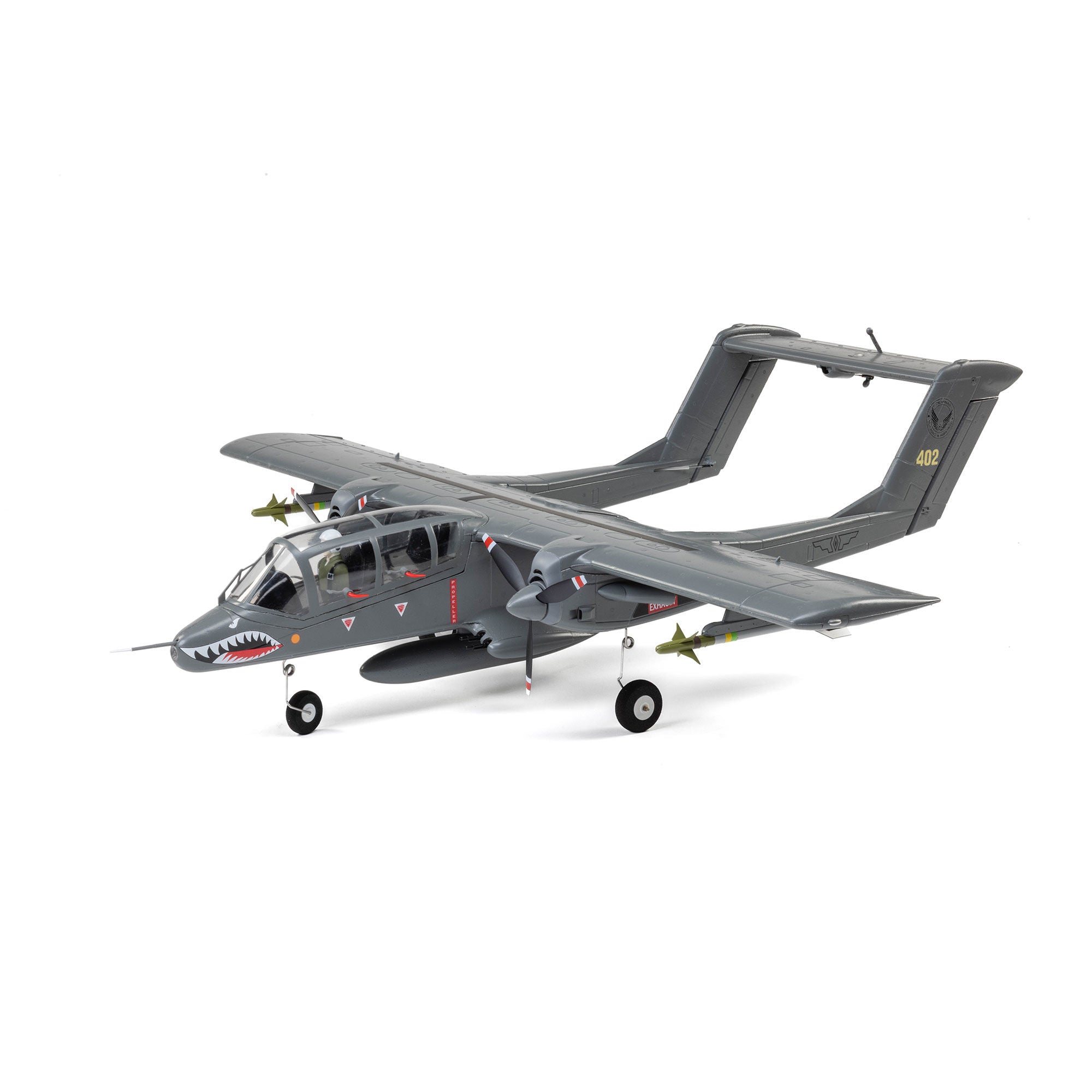PREORDER Micro OV-10 Bronco 645mm BNF Basic with AS3X and SAFE Select