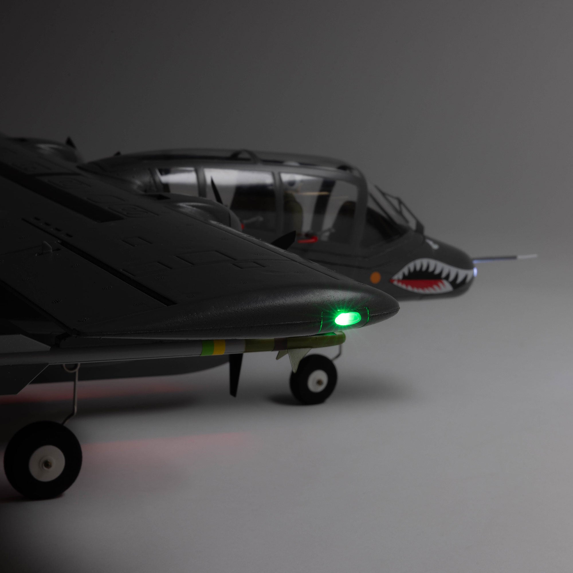 PREORDER Micro OV-10 Bronco 645mm BNF Basic with AS3X and SAFE Select