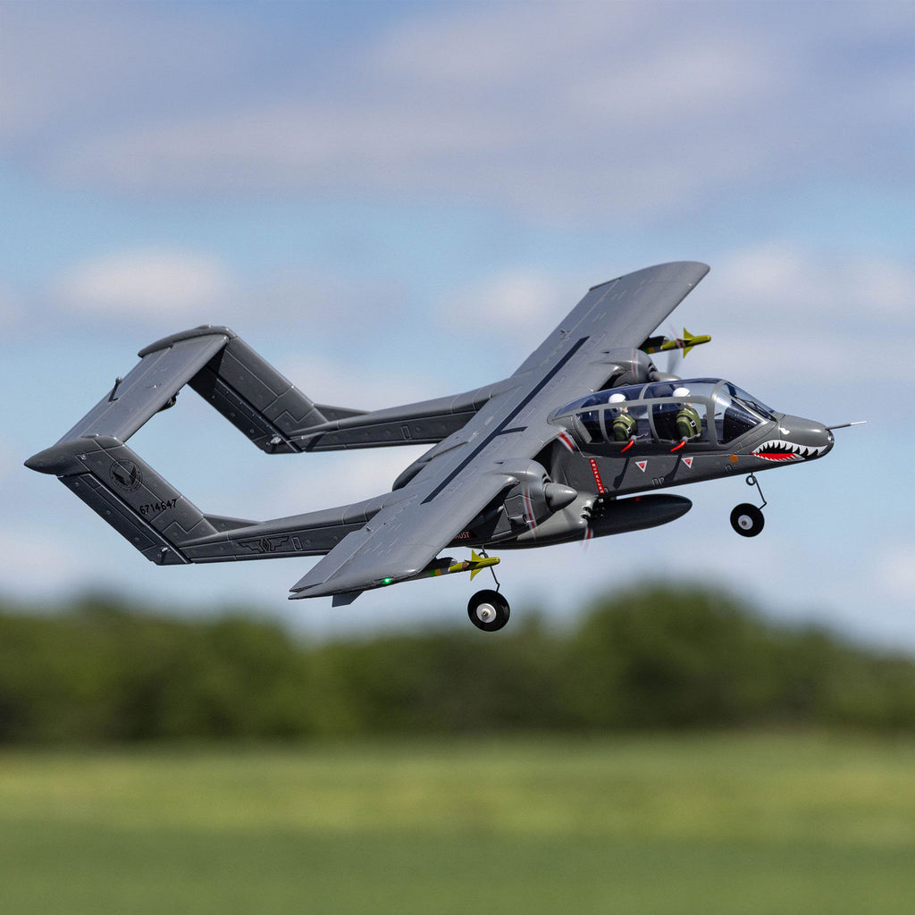 PREORDER Micro OV-10 Bronco 645mm BNF Basic with AS3X and SAFE Select