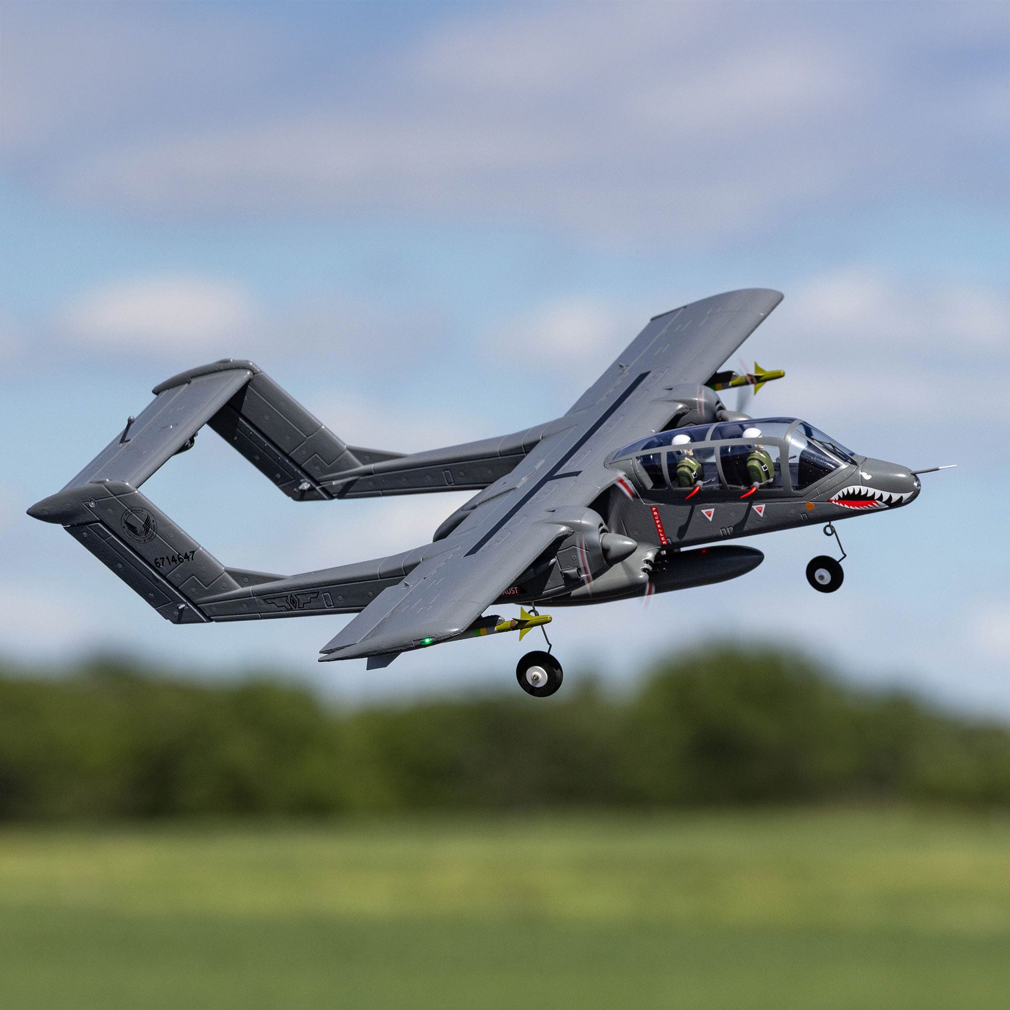 PREORDER Micro OV-10 Bronco 645mm BNF Basic with AS3X and SAFE Select