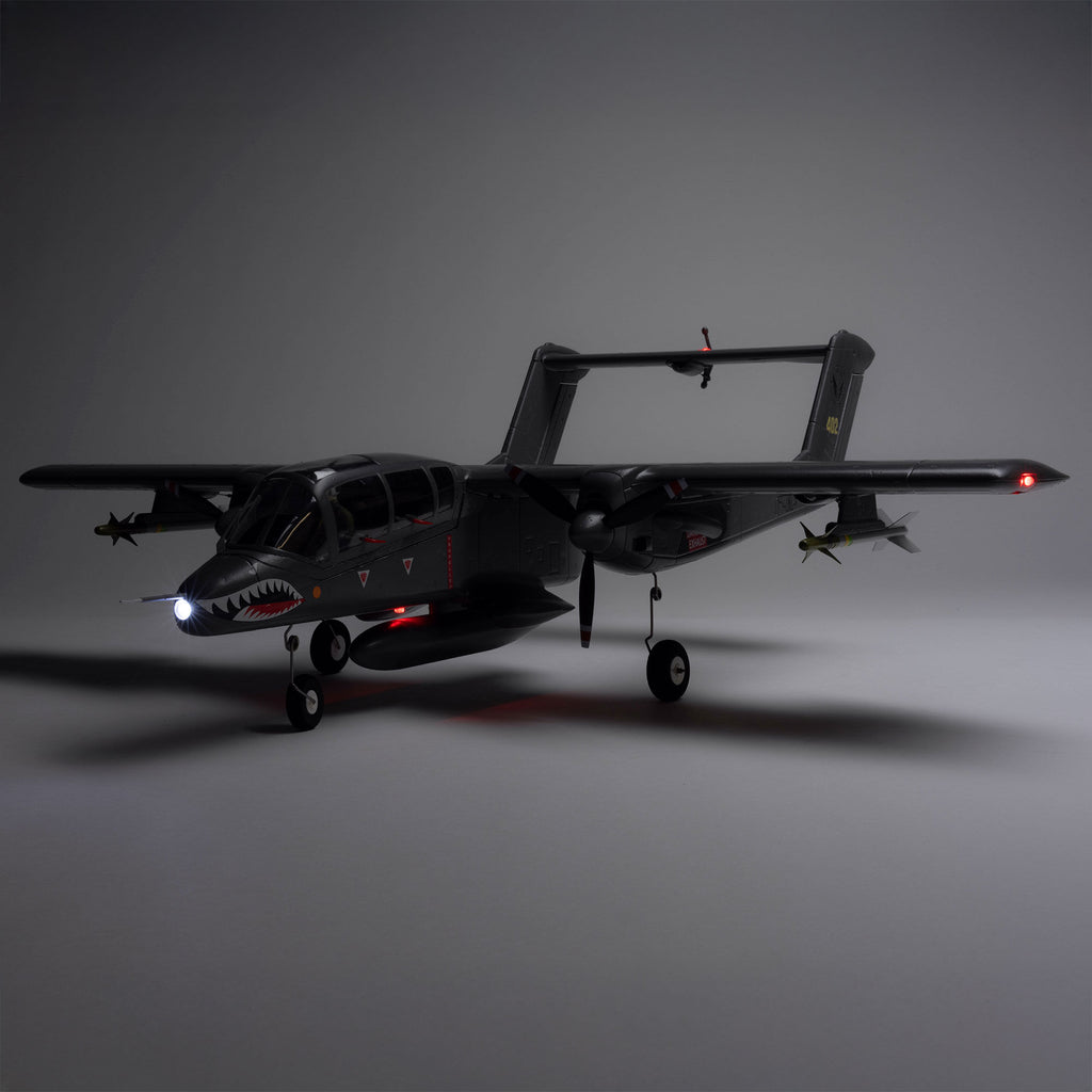 PREORDER Micro OV-10 Bronco 645mm BNF Basic with AS3X and SAFE Select